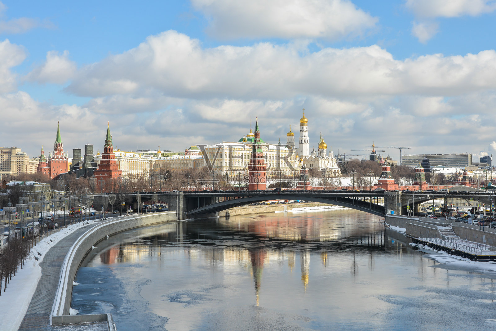 莫斯科的克里姆林宫。照片摄影图片