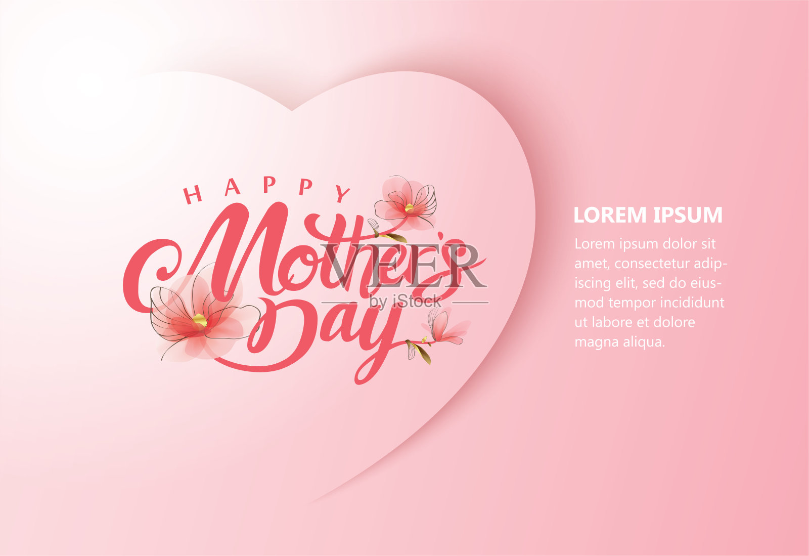 母亲节快乐插画图片素材