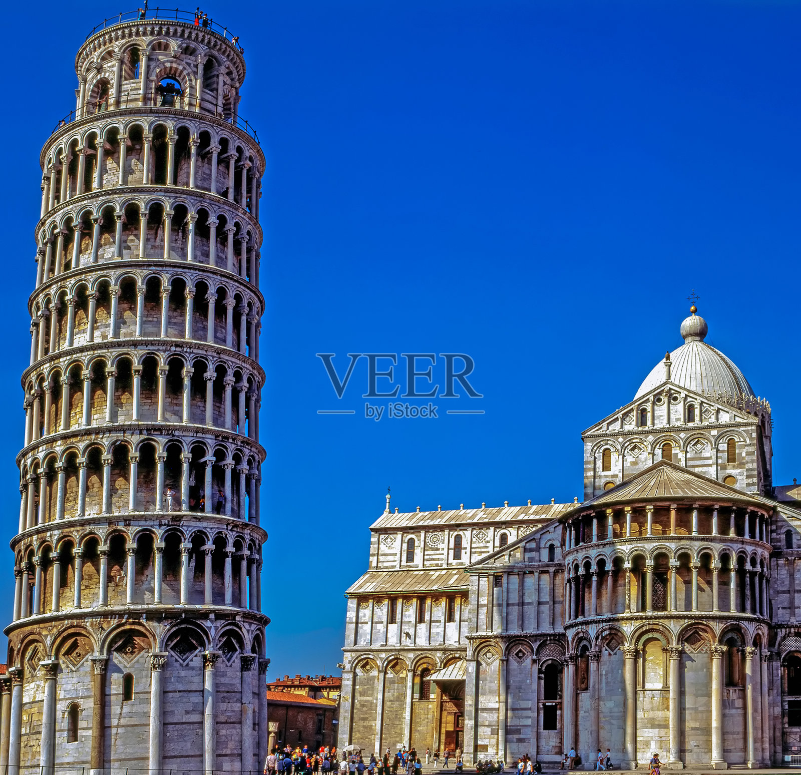 比萨斜塔照片摄影图片