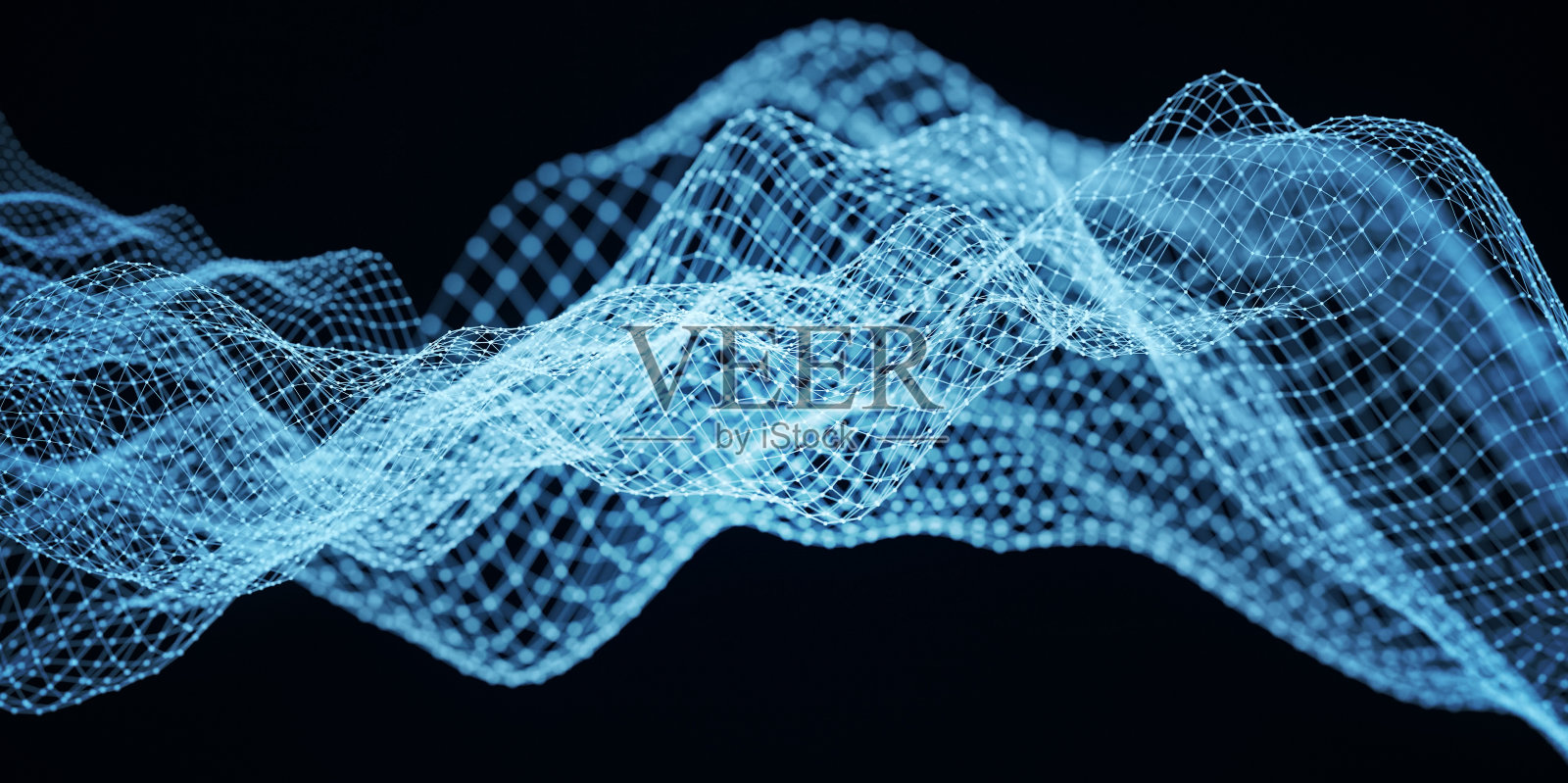 3DCG的抽象技术插画图片素材