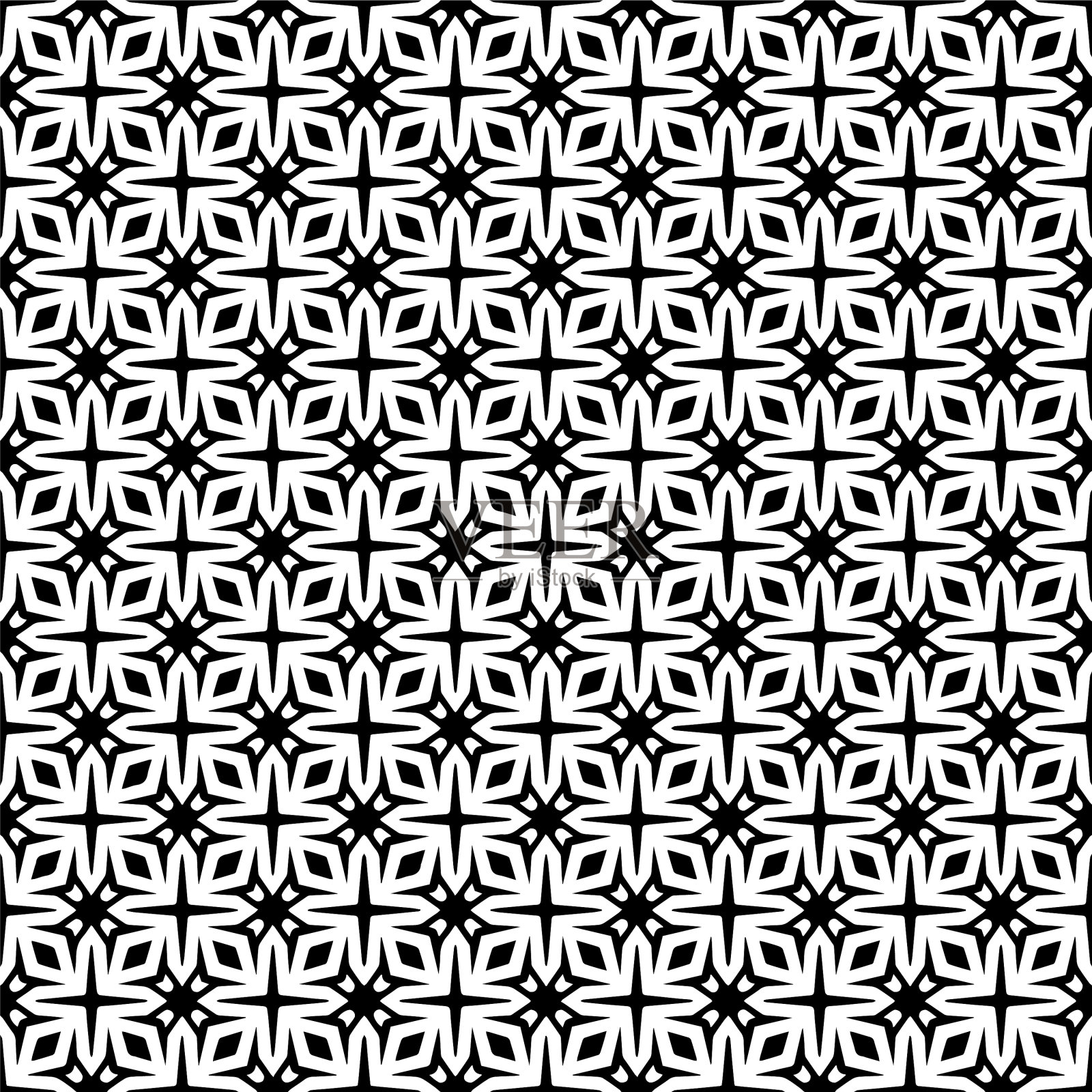 黑白无缝图案纹理插画图片素材