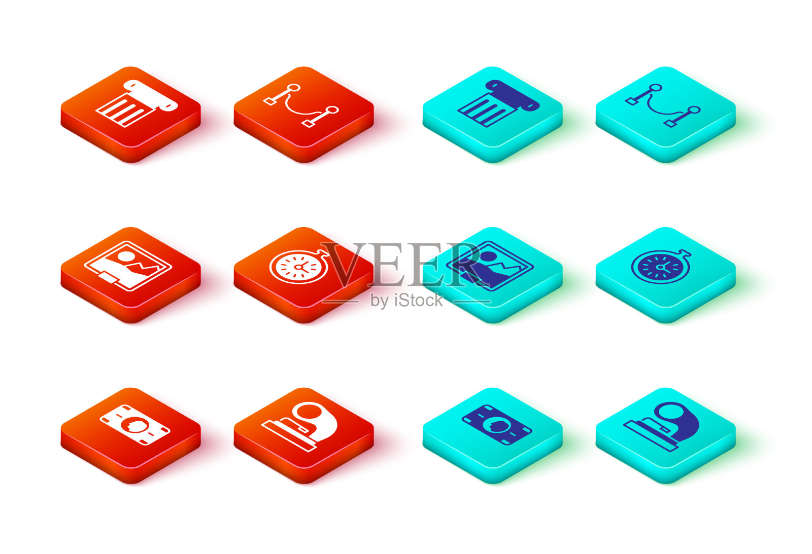 集成堆纸币现金旧留声机图标素材