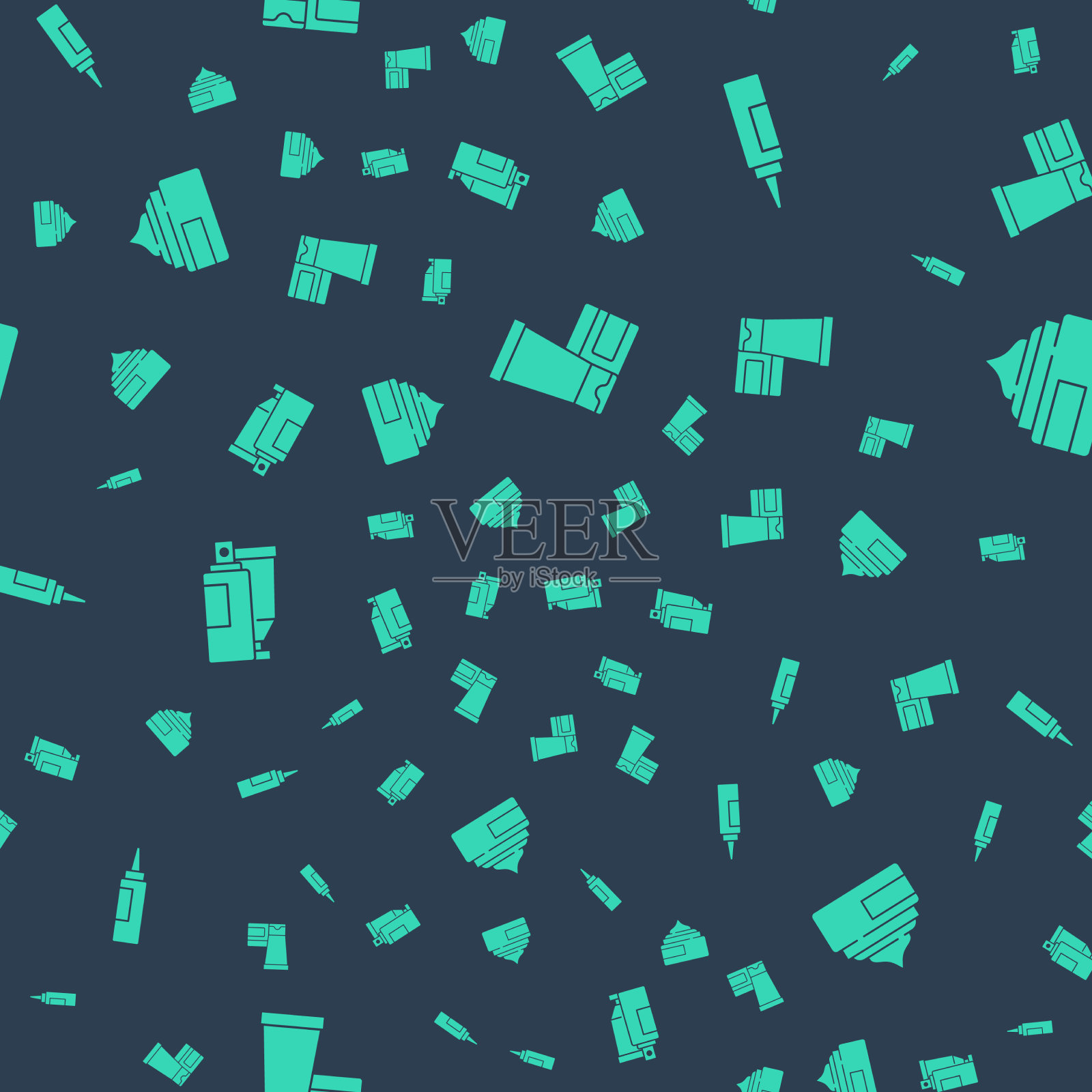 将乳霜或乳液放在化妆管上图标素材