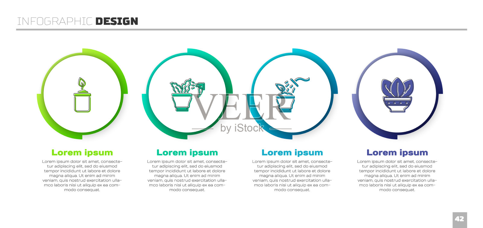 在瓶中喷洒植物和植物插画图片素材
