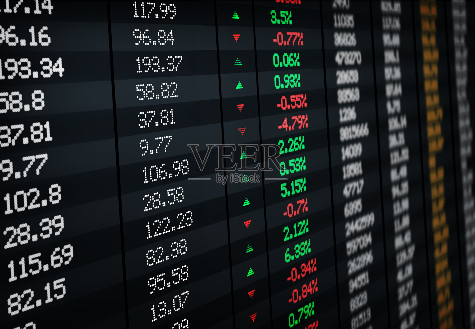 证券交易所板市指数曲线图插画图片素材