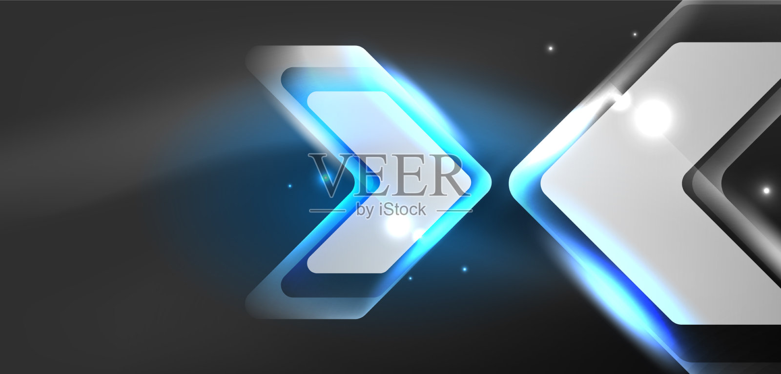 霓虹灯速度箭头和线形状背景嗨插画图片素材