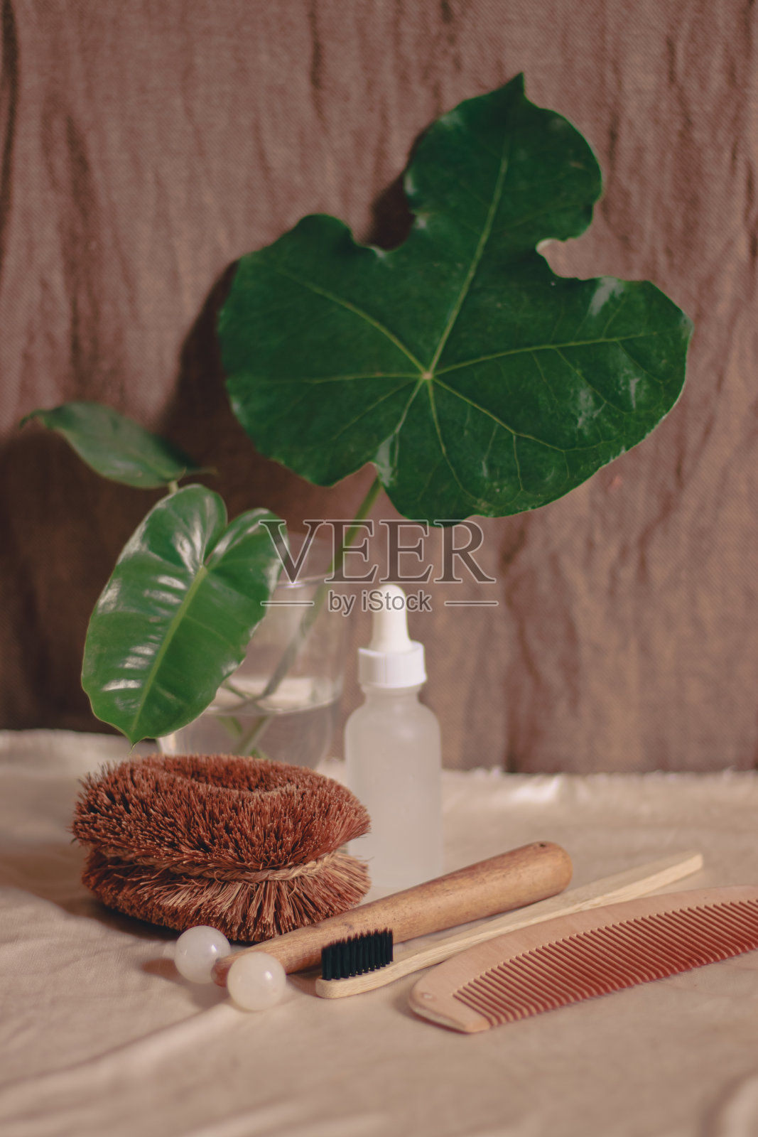 木质可持续零废物卫生自我护理产品照片摄影图片