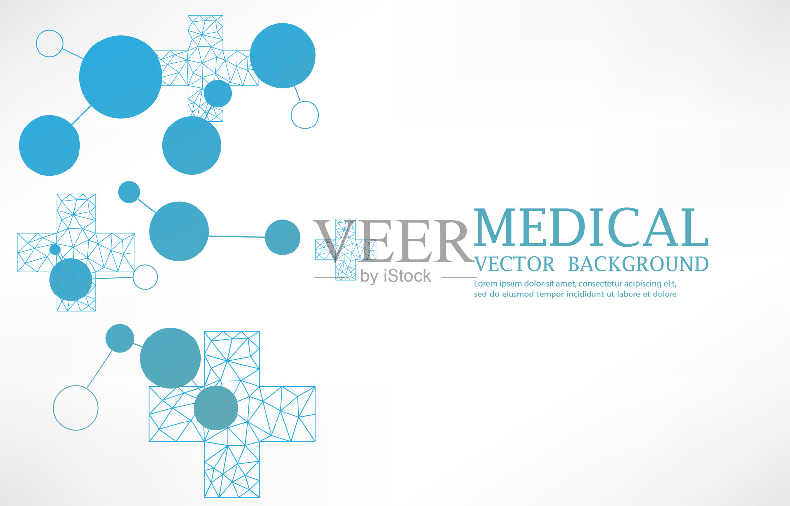 白人医学背景。geomedical wallaper。人类基因概念。十字形状插画图片素材