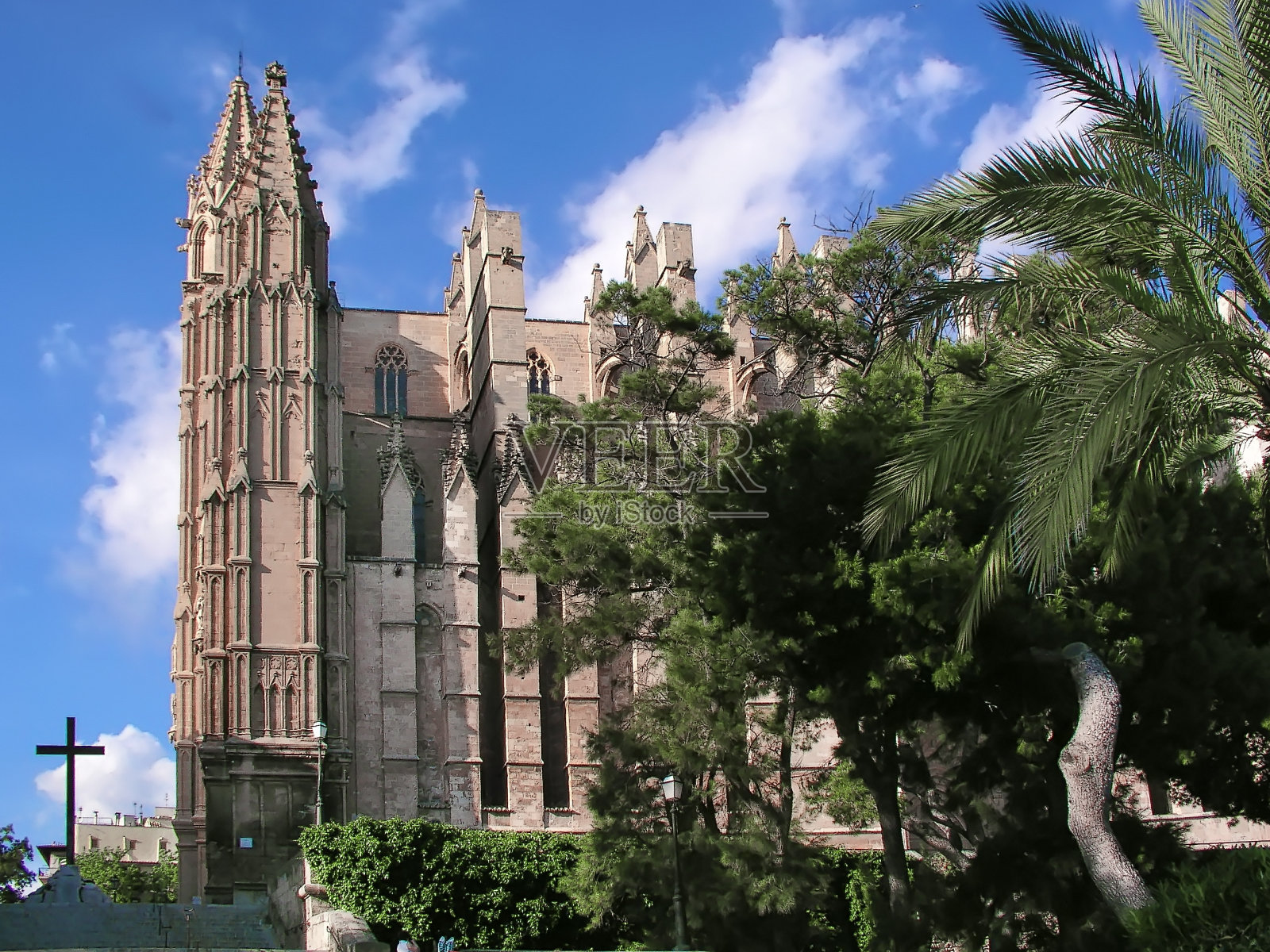 帕尔马大教堂，西班牙照片摄影图片