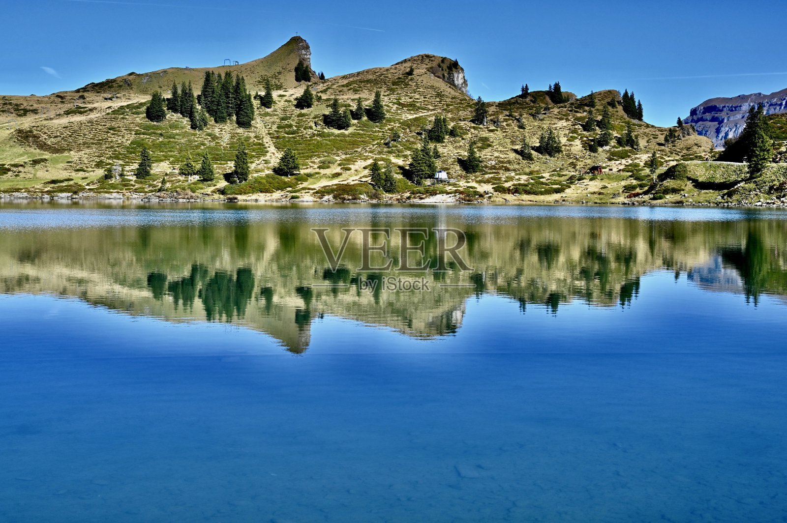 山脉的倒影照片摄影图片