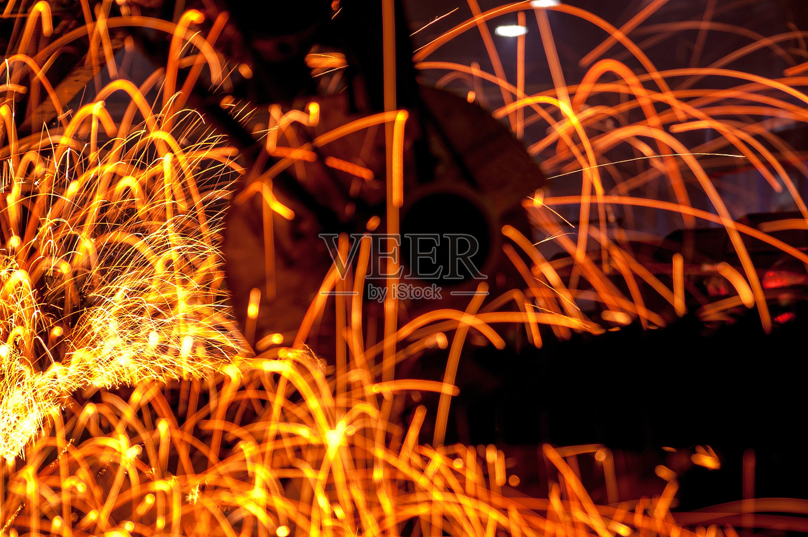 钢铁工业工厂的生产照片摄影图片