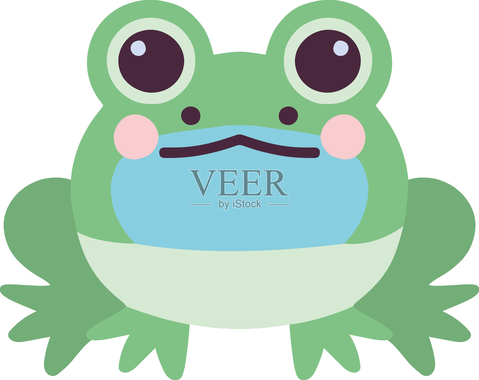 可爱的青蛙两栖动物设计元素图片