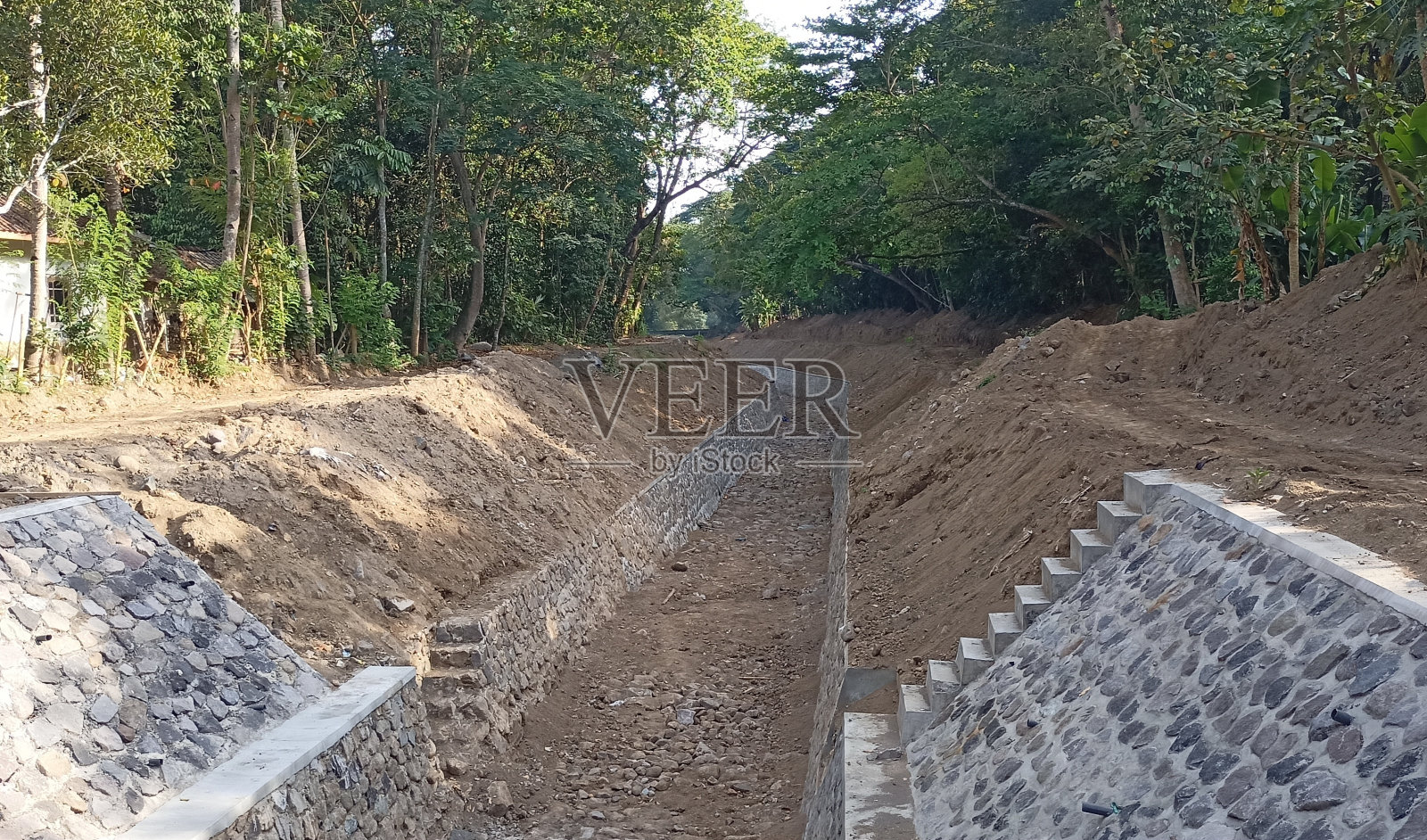 灌溉渠结构照片摄影图片