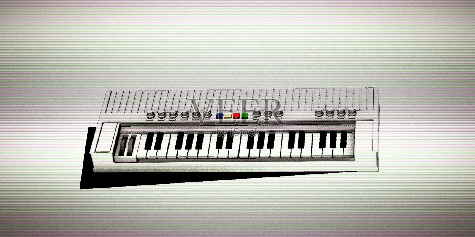 古董合成器照片摄影图片