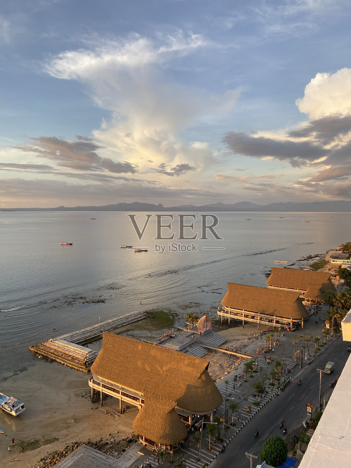 东帝汶日落照片摄影图片