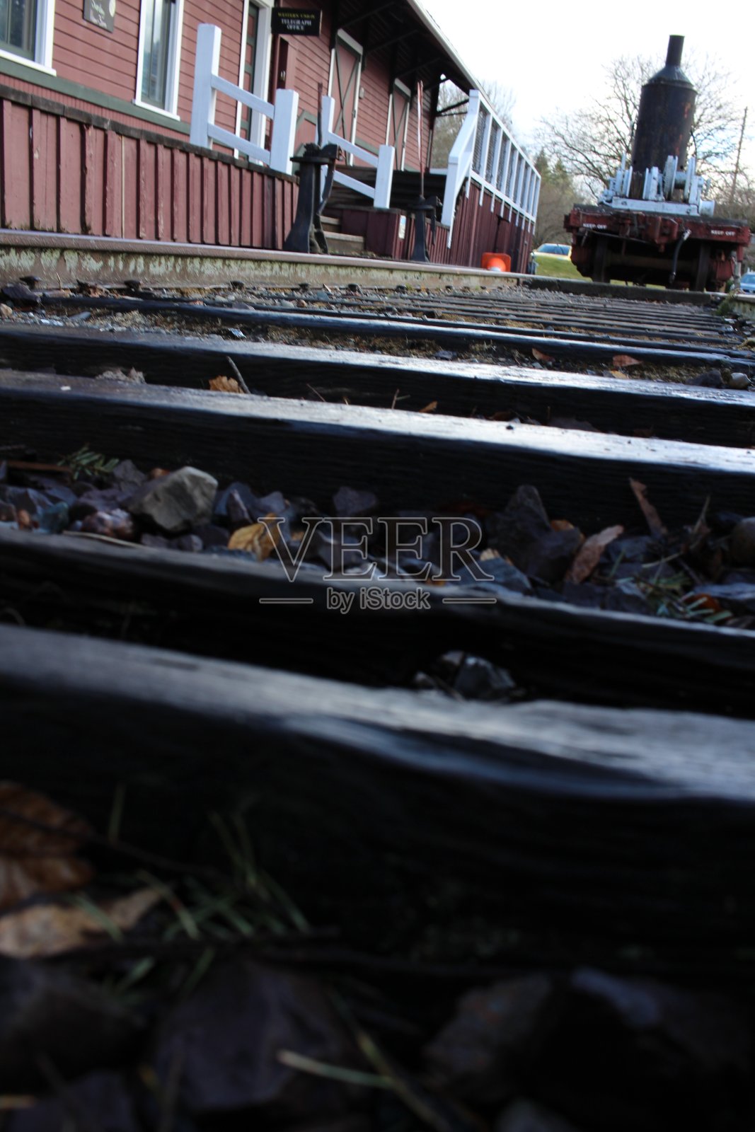 火车站和火车照片摄影图片