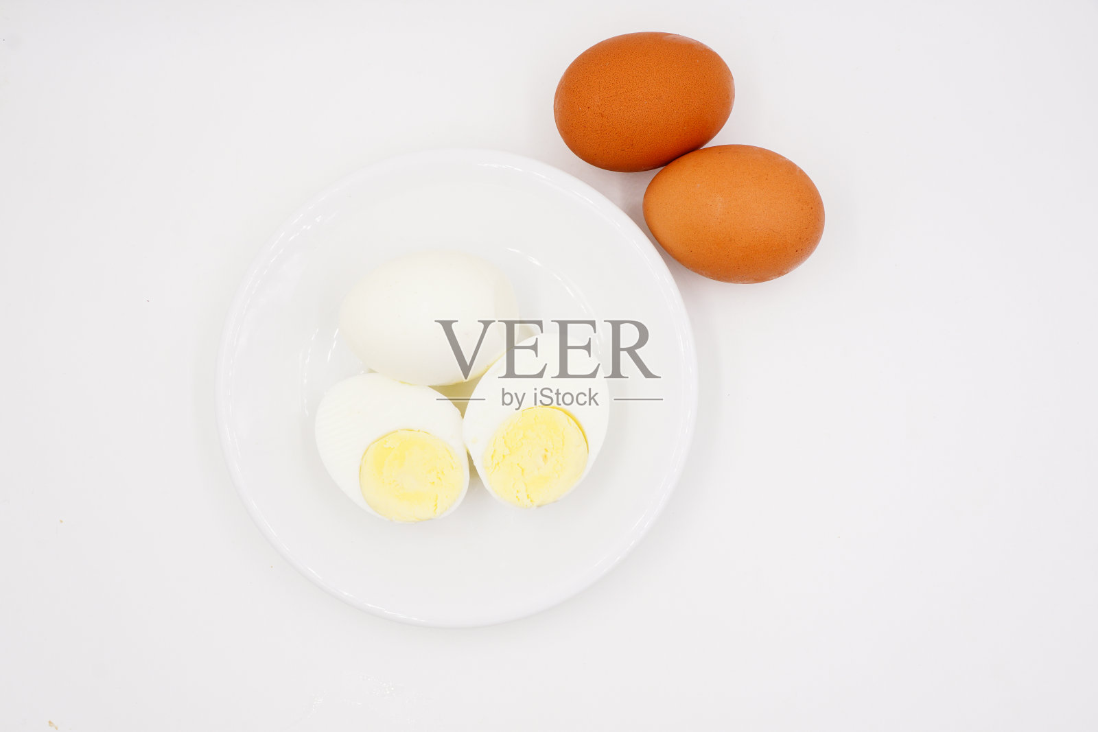 去皮的煮鸡蛋照片摄影图片