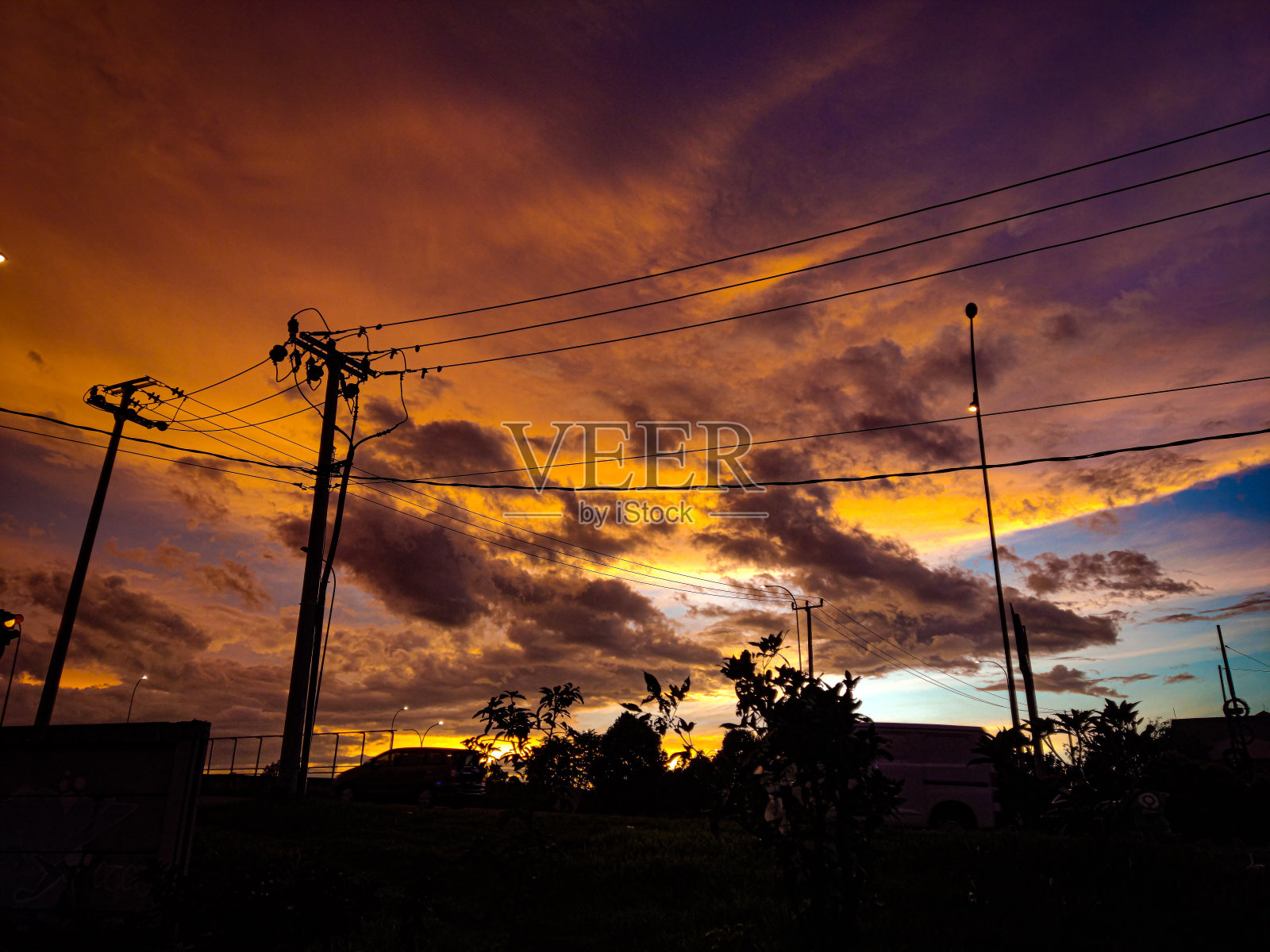 美丽的天空照片摄影图片