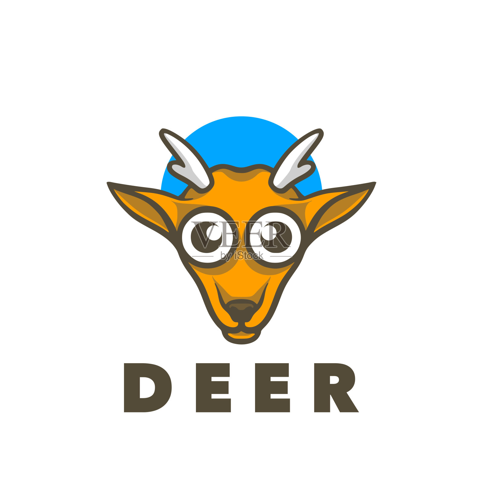 可爱的鹿插画图片素材