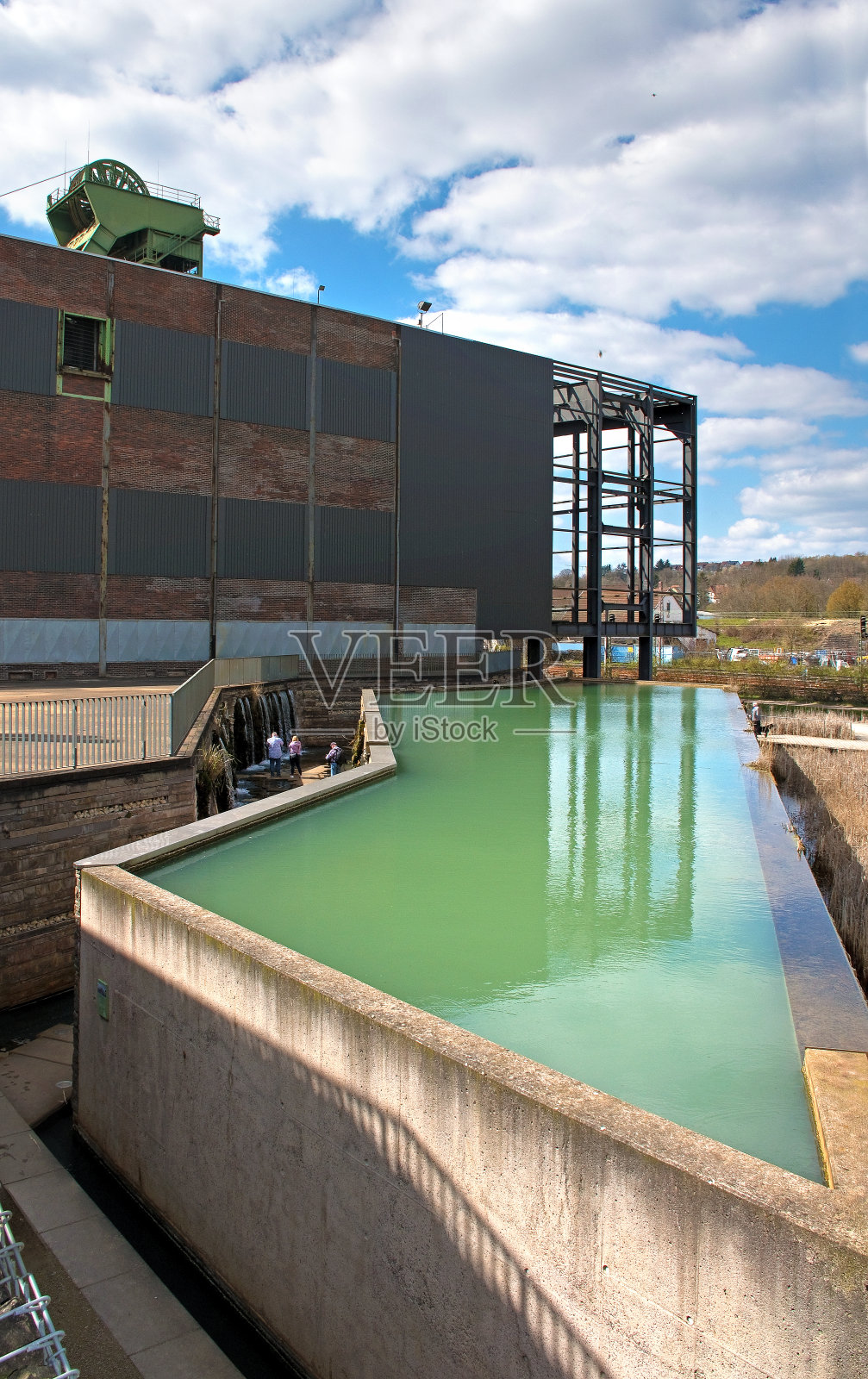 landsweiller - reden水花园，地热水池照片摄影图片