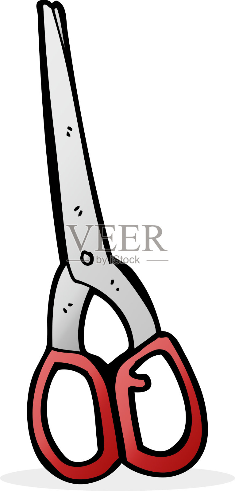 卡通剪刀插画图片素材