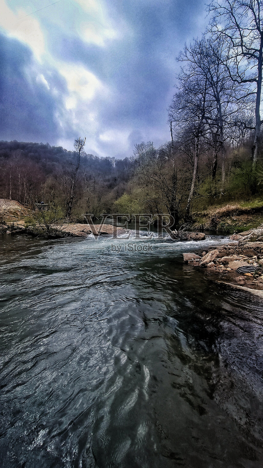 宽河床02照片摄影图片