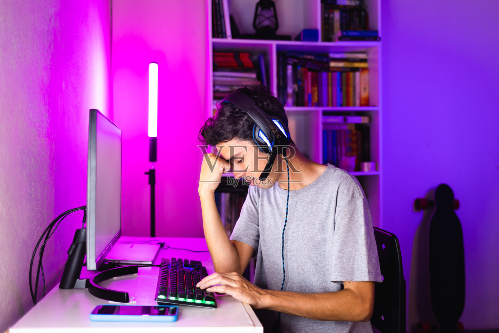 玩家照片摄影图片