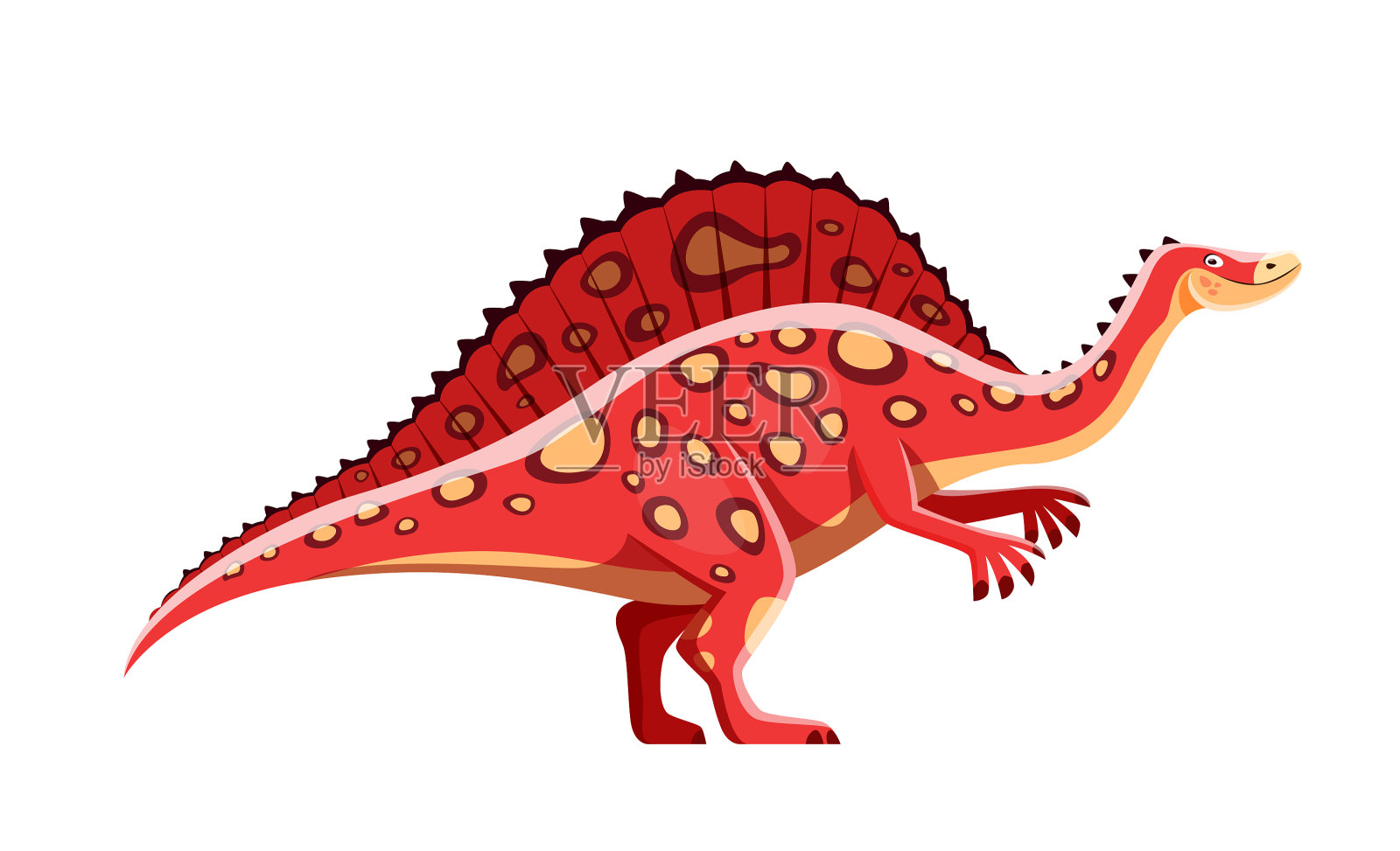 卡通乌龙恐龙可爱的角色设计元素图片