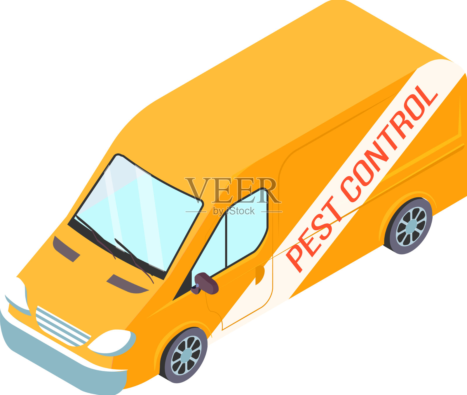 灭虫车设计元素图片