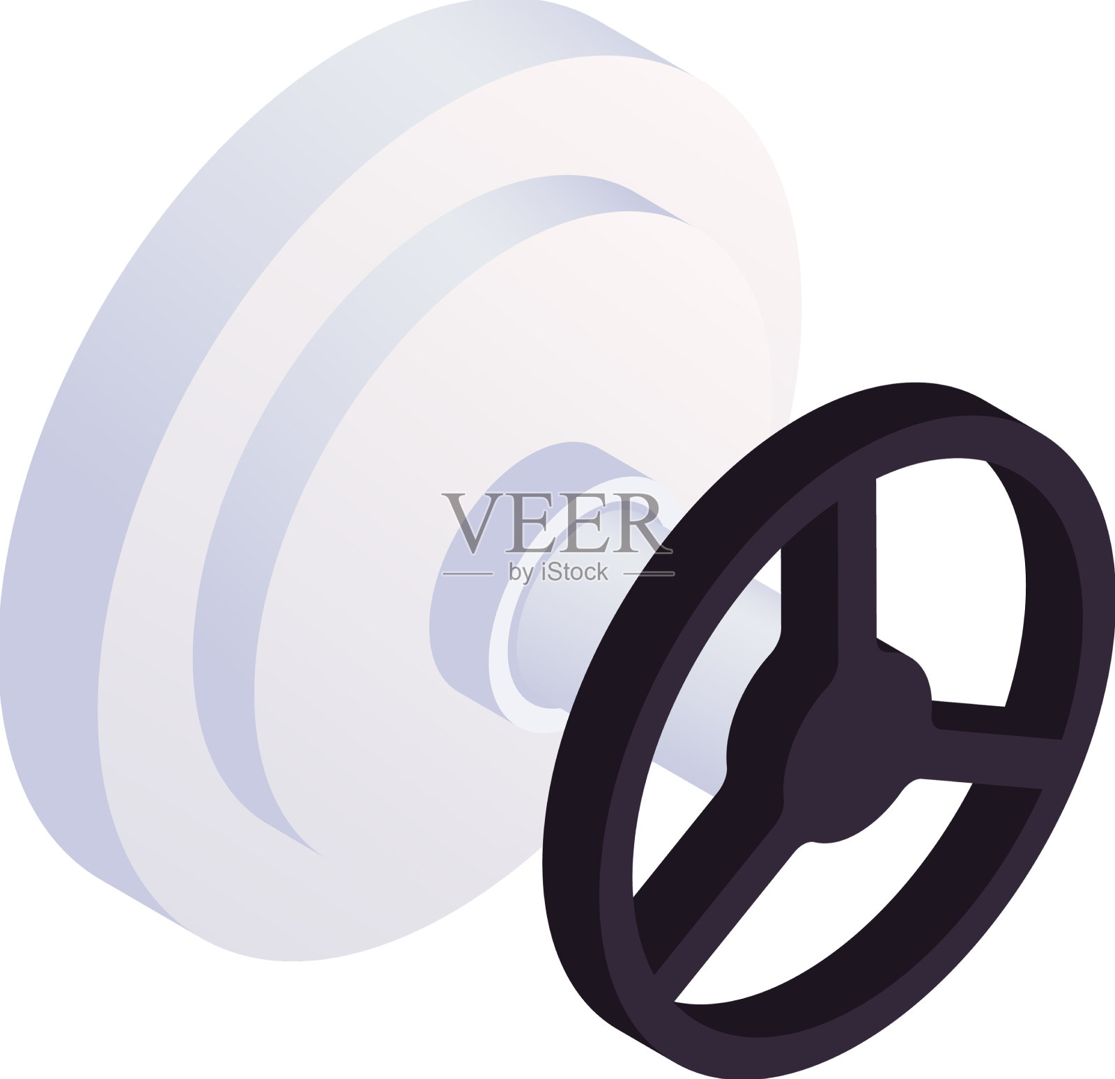 阀门等距图标设计元素图片