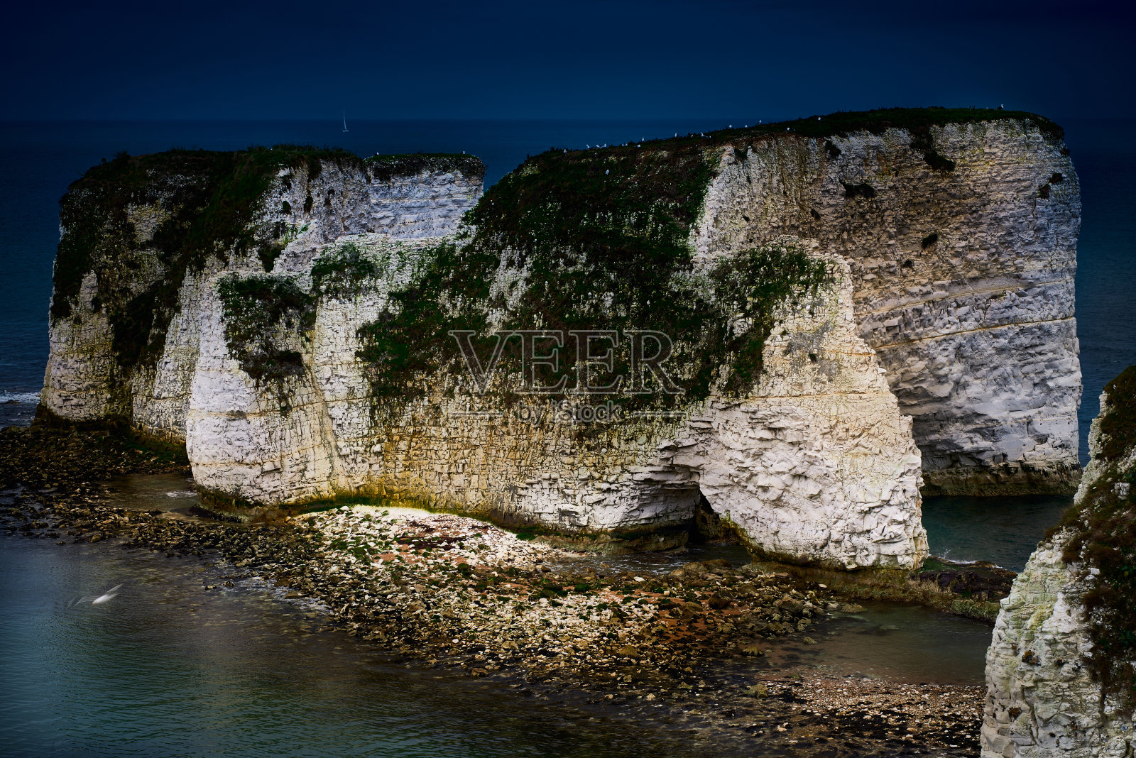 英国英格兰多塞特的侏罗纪海岸照片摄影图片