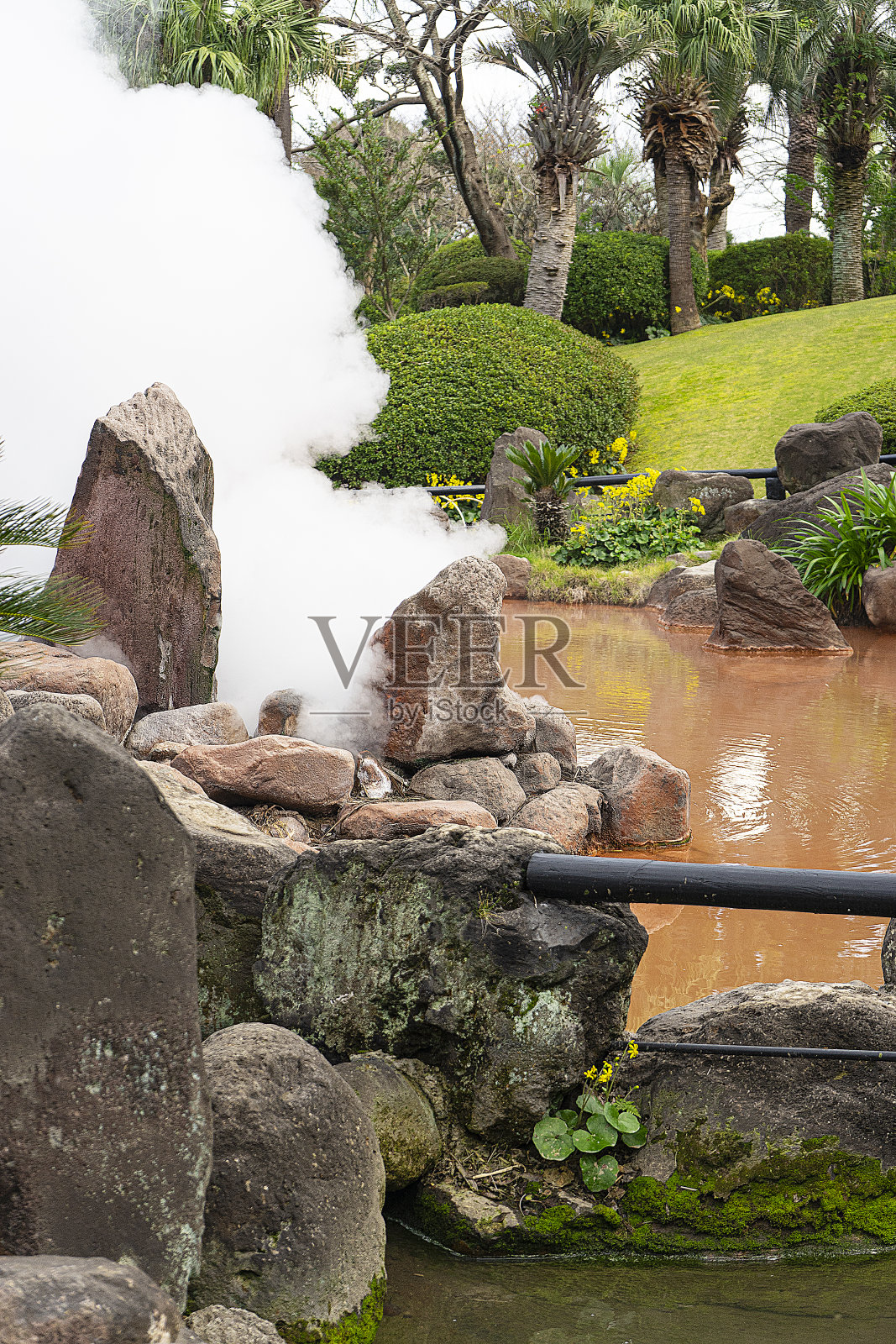 天然温泉照片摄影图片