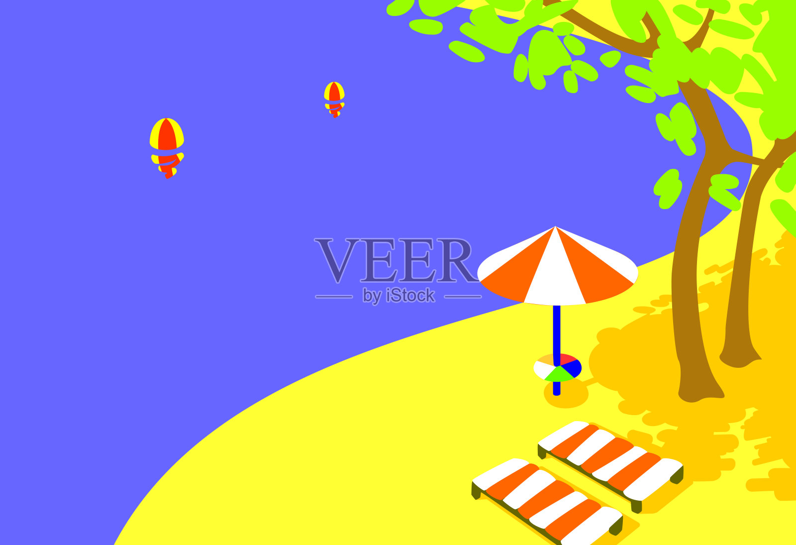 夏天插画图片素材