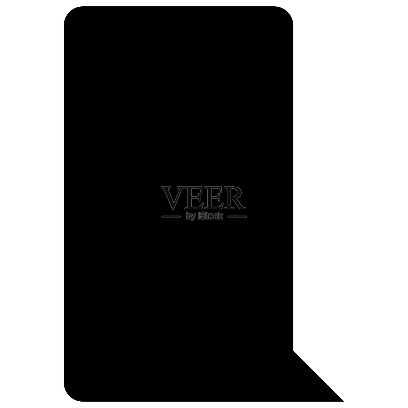 演讲气球图标，固体风格矢量插图图标素材