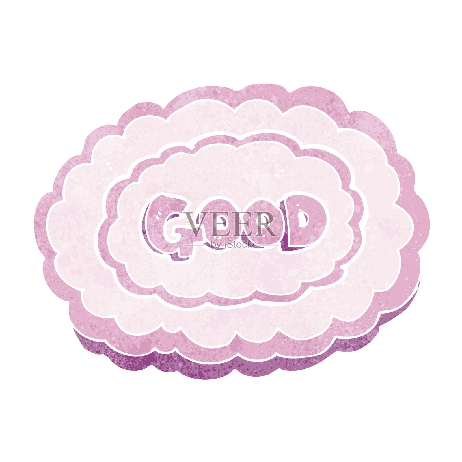 好云标志卡通插画图片素材