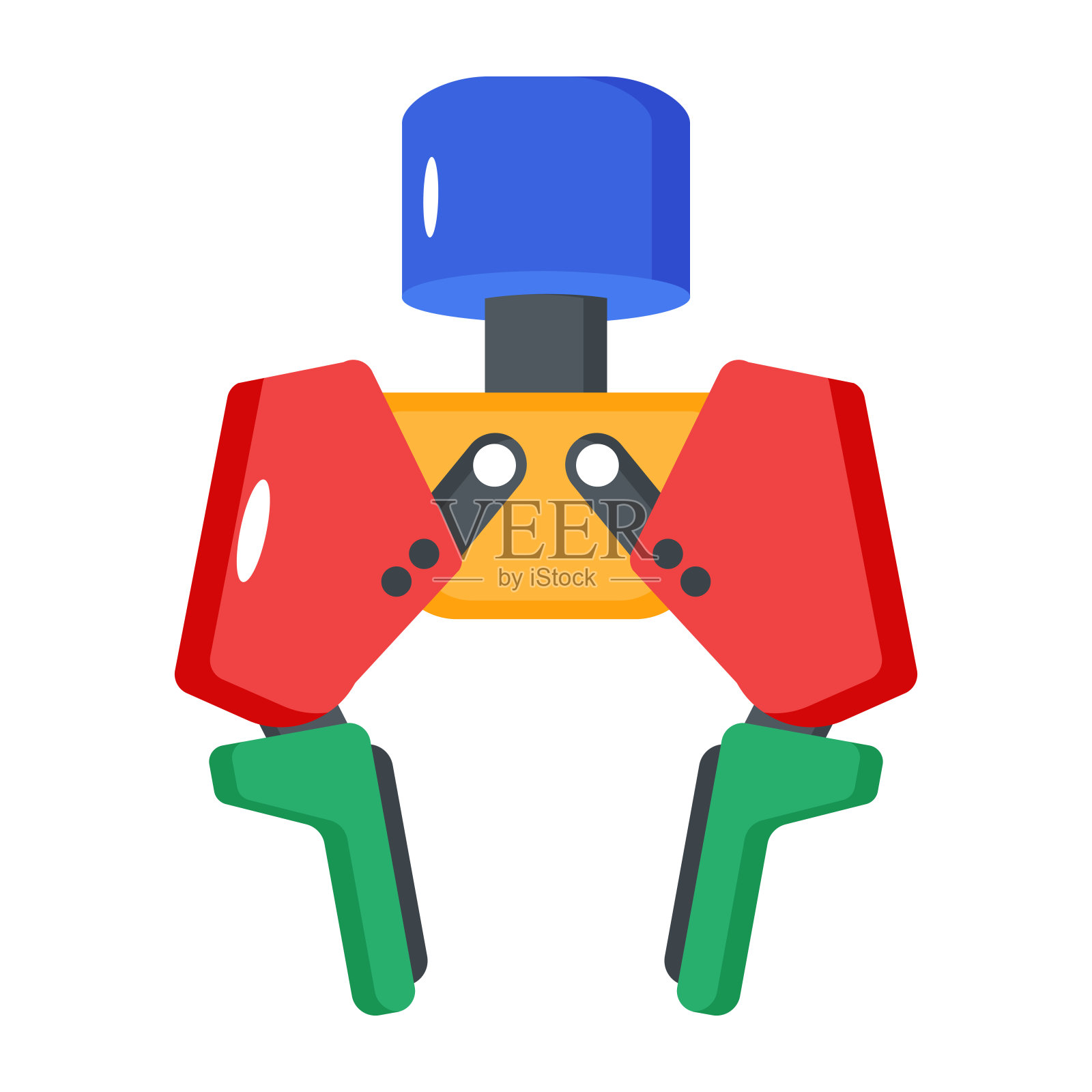 游戏的手臂插画图片素材