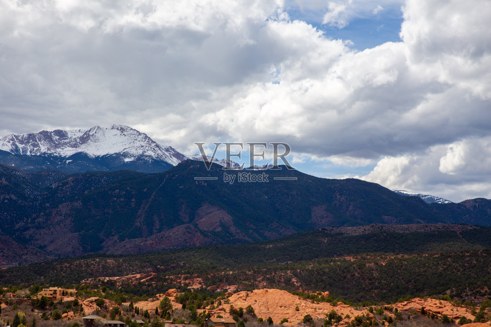 从众神花园眺望照片摄影图片