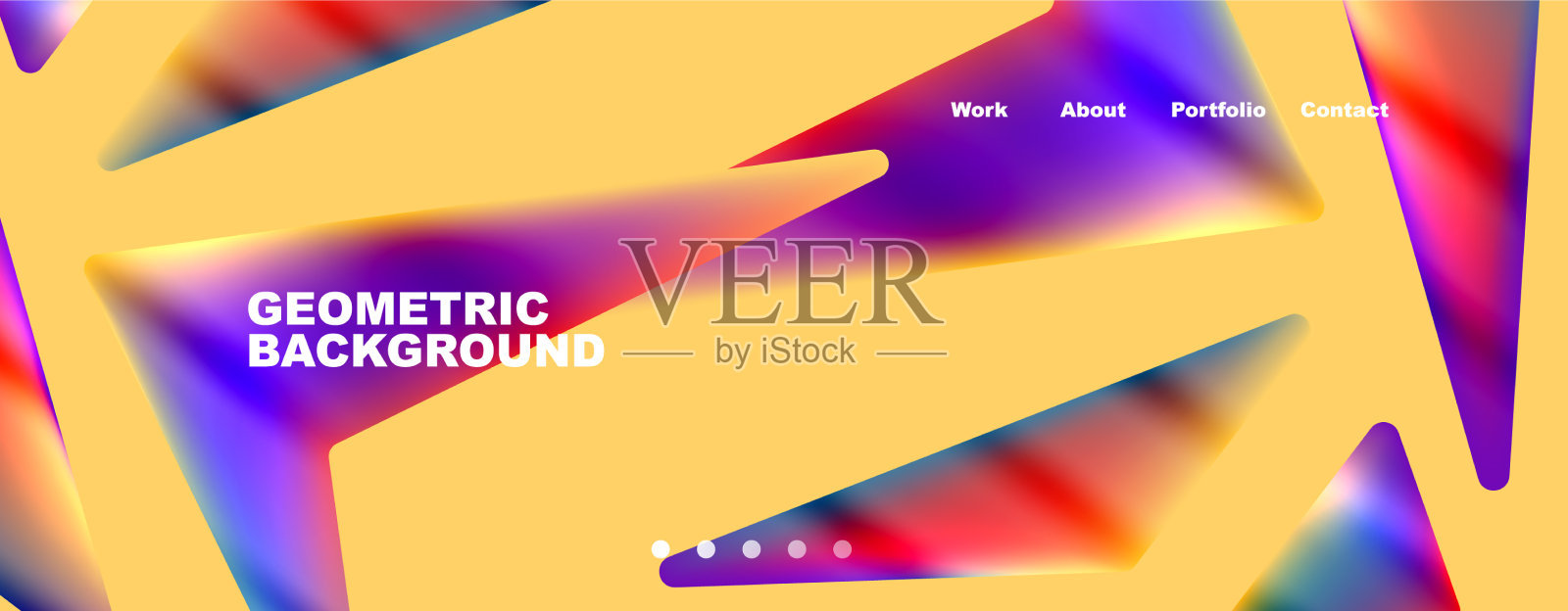 几何形状的极简抽象背景插画图片素材