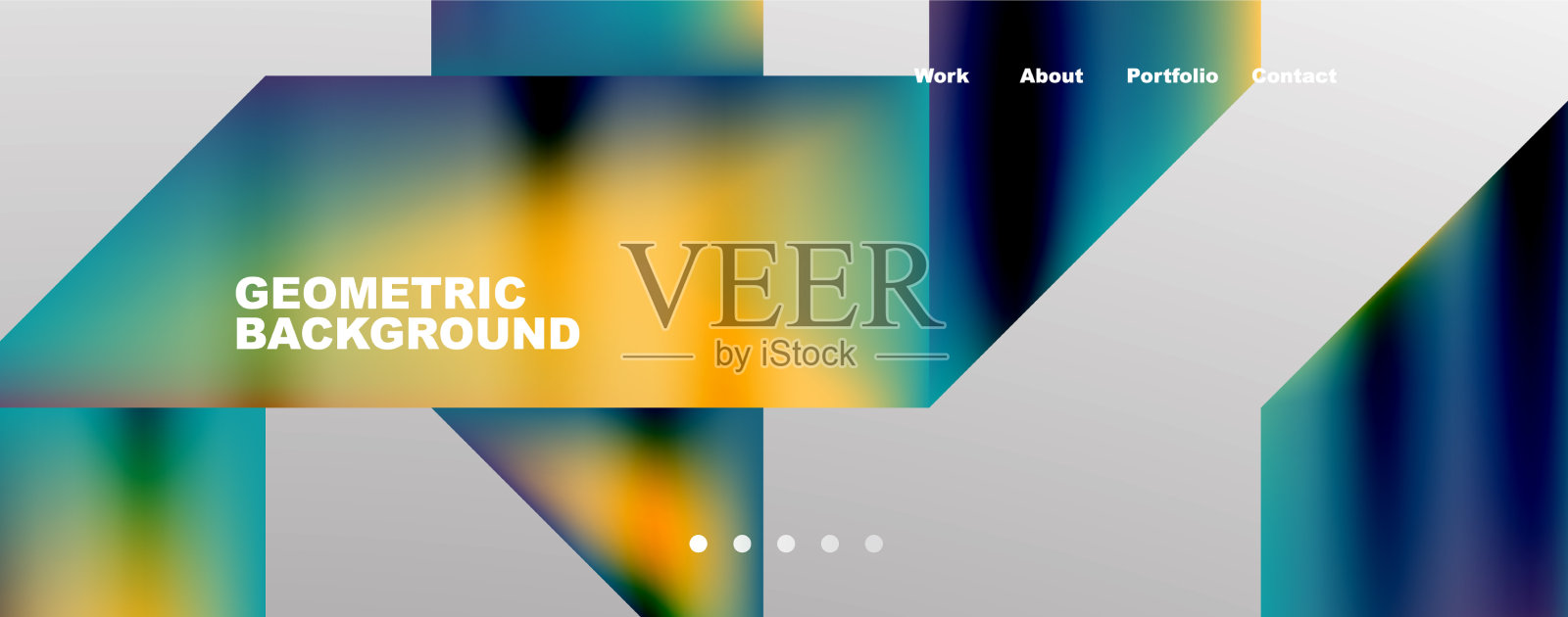 动态线条，三角形，矩形，几何图形插画图片素材