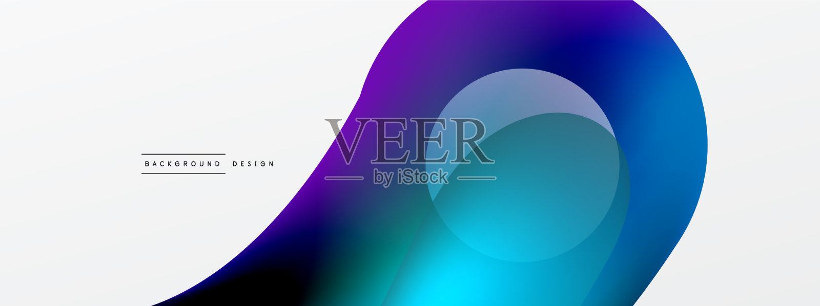 流体抽象背景圆形和圆形插画图片素材