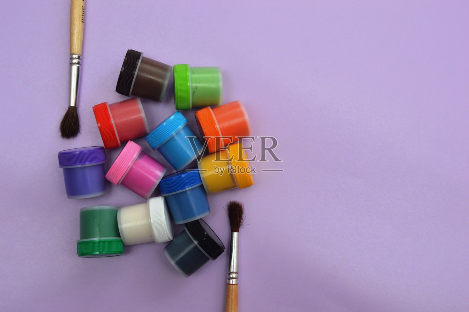 水彩颜料照片摄影图片