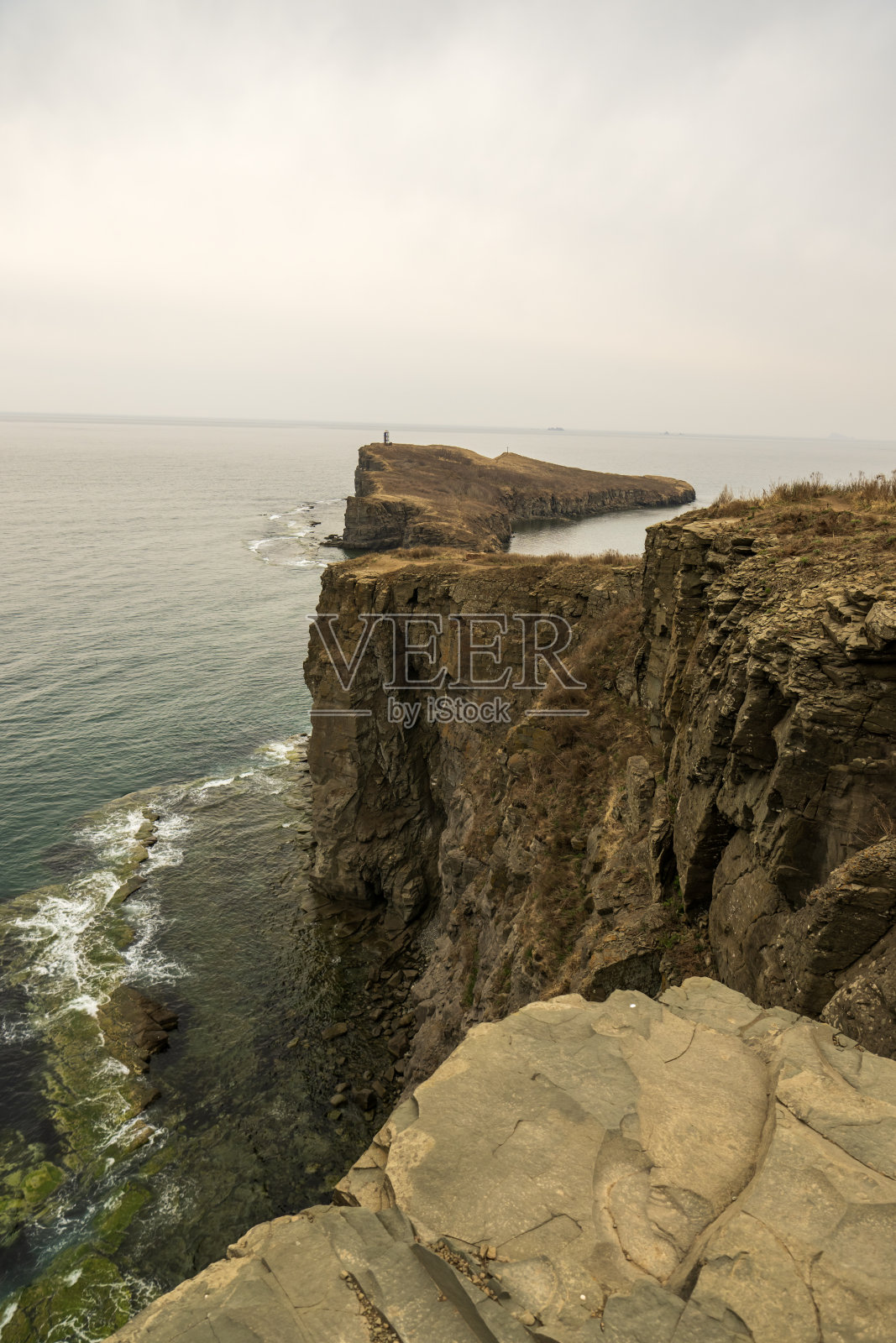 符拉迪沃斯托克俄罗斯岛托比津湾的景色照片摄影图片