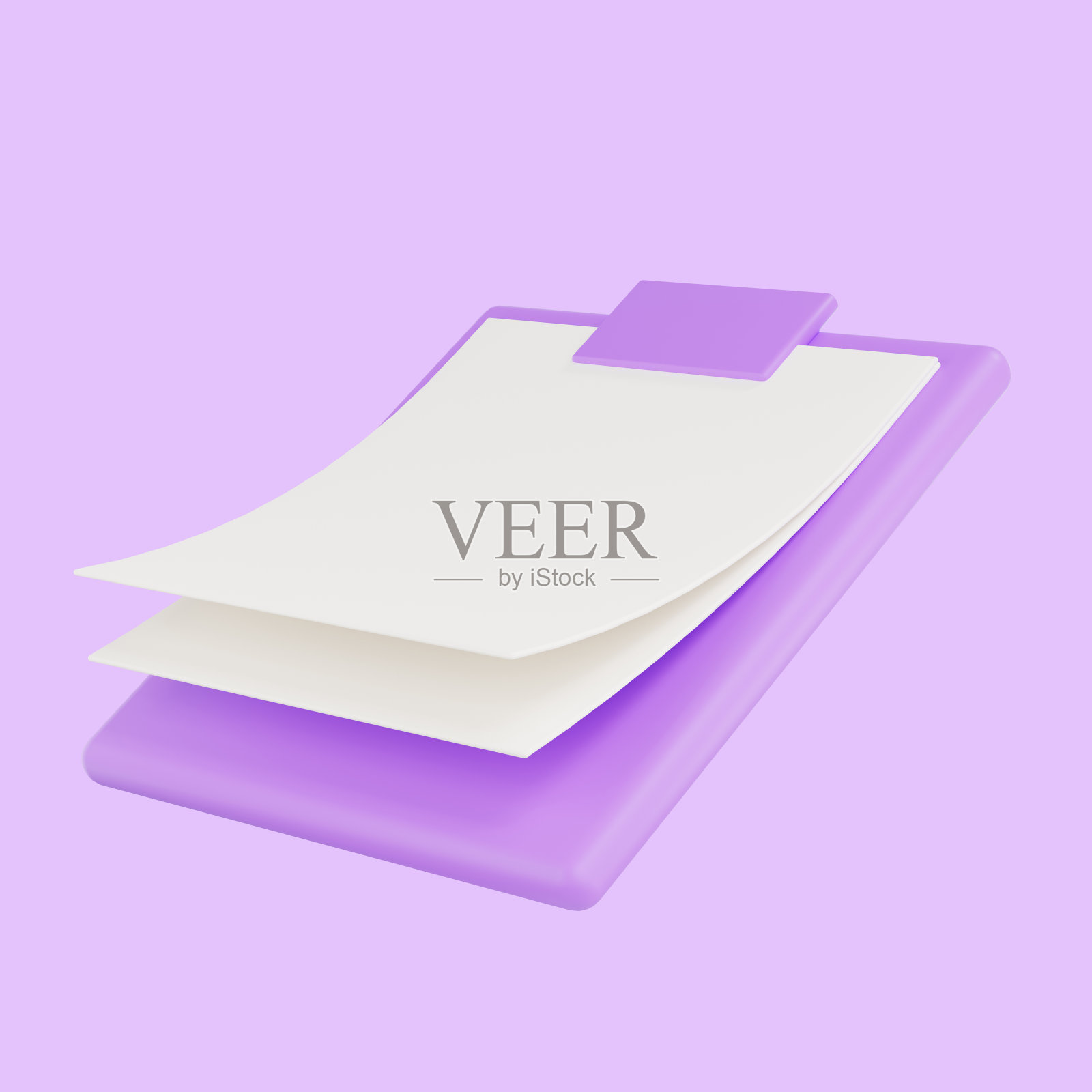 3D剪贴板，确认或批准的文件。照片摄影图片