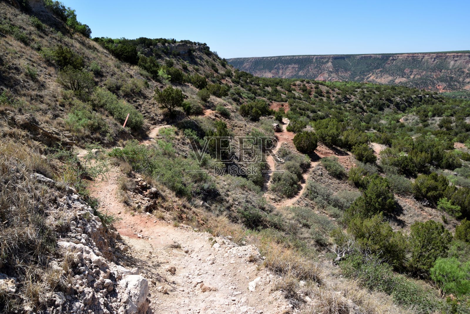 美国德克萨斯州帕罗杜罗峡谷州立公园的壮丽景色照片摄影图片