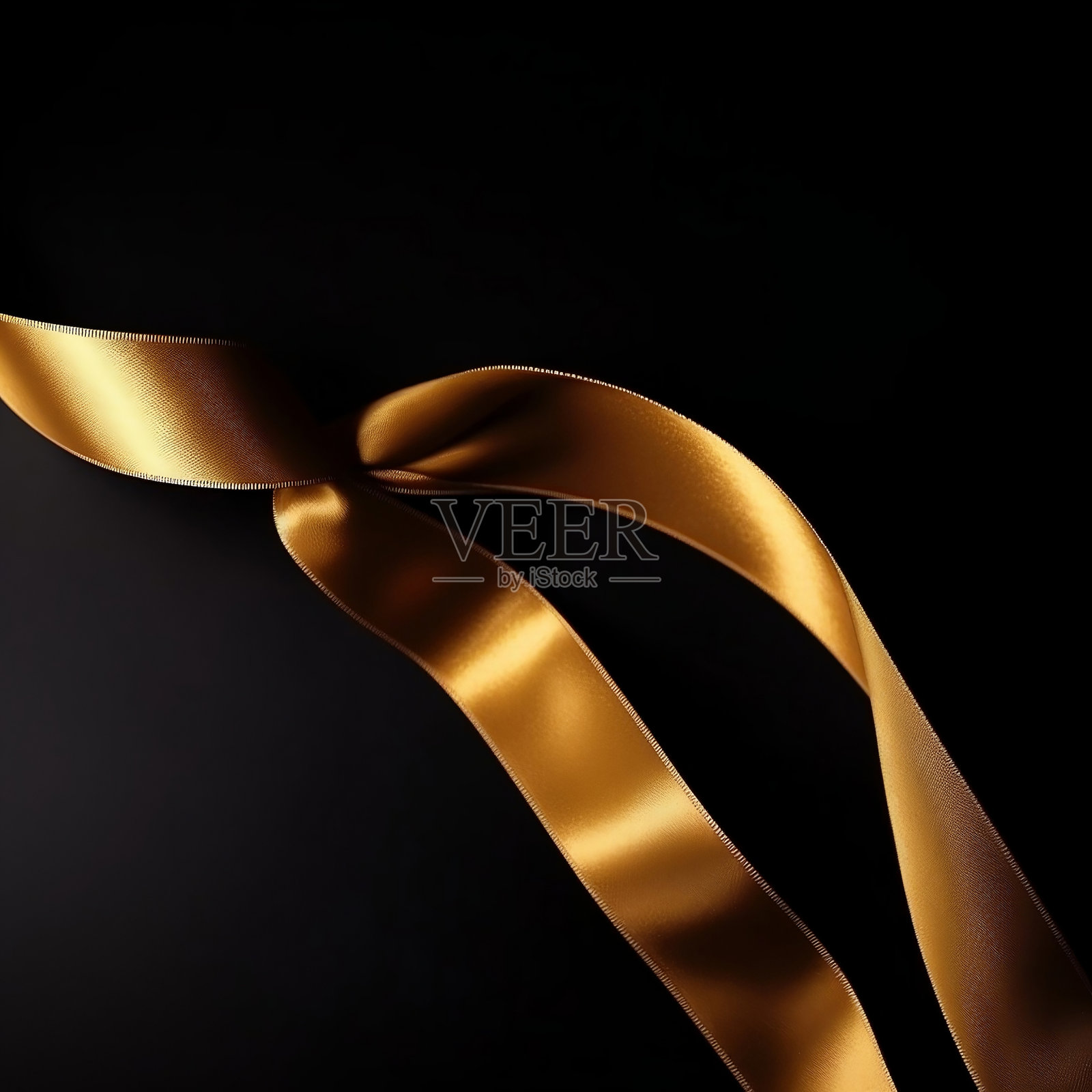 丝巾蝴蝶结照片摄影图片