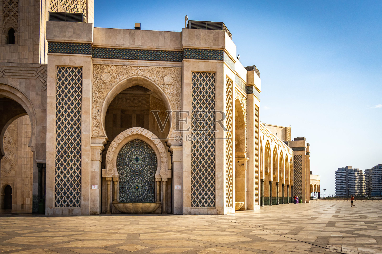 卡萨布兰卡哈桑二世清真寺外照片摄影图片