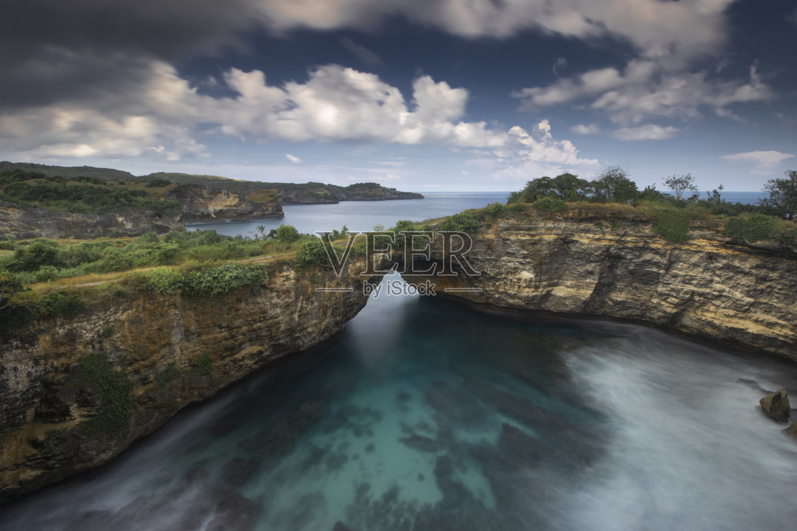 巴厘岛布罗肯海滩 努沙佩尼达照片摄影图片