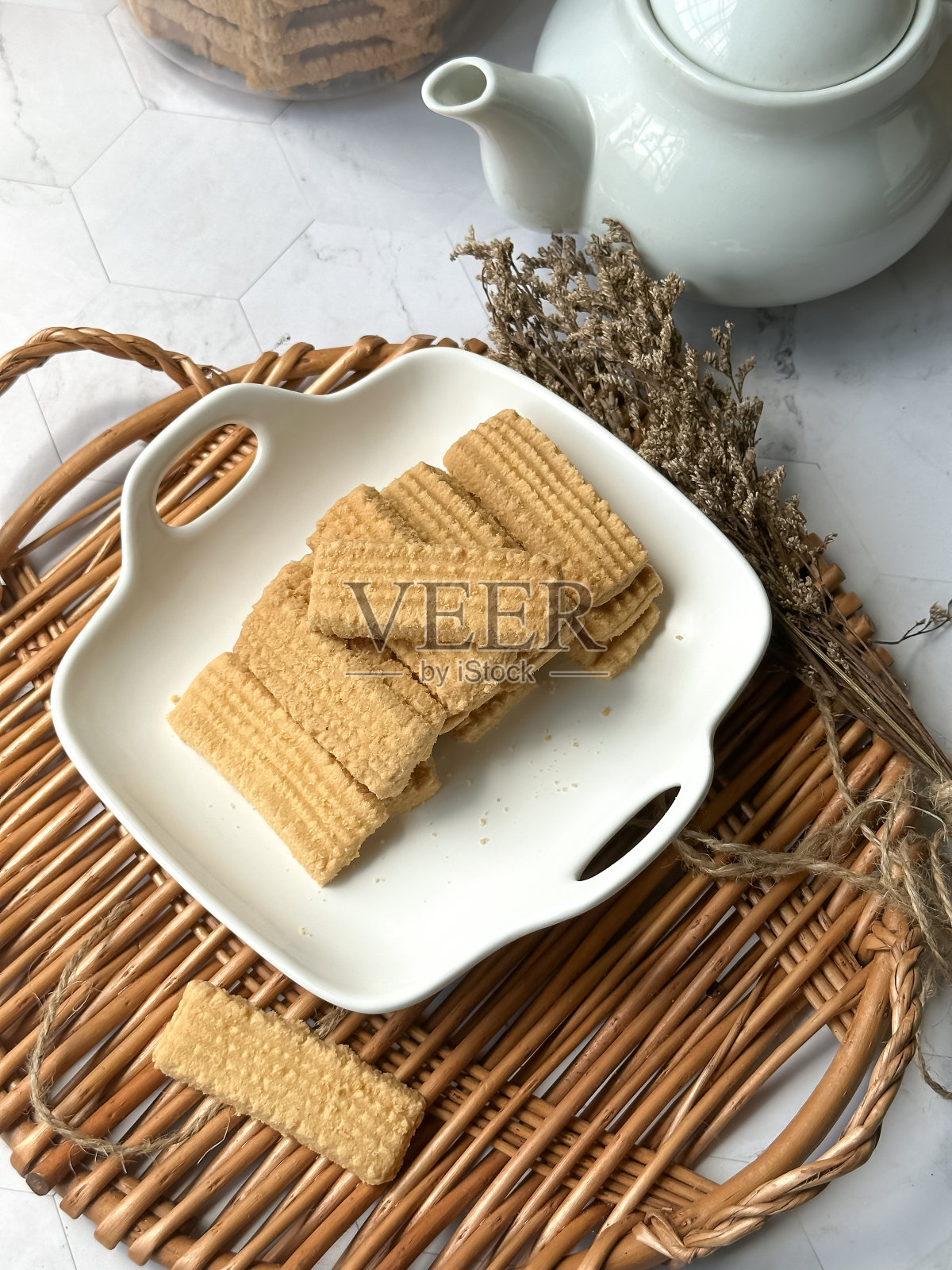 开斋节饼干照片摄影图片