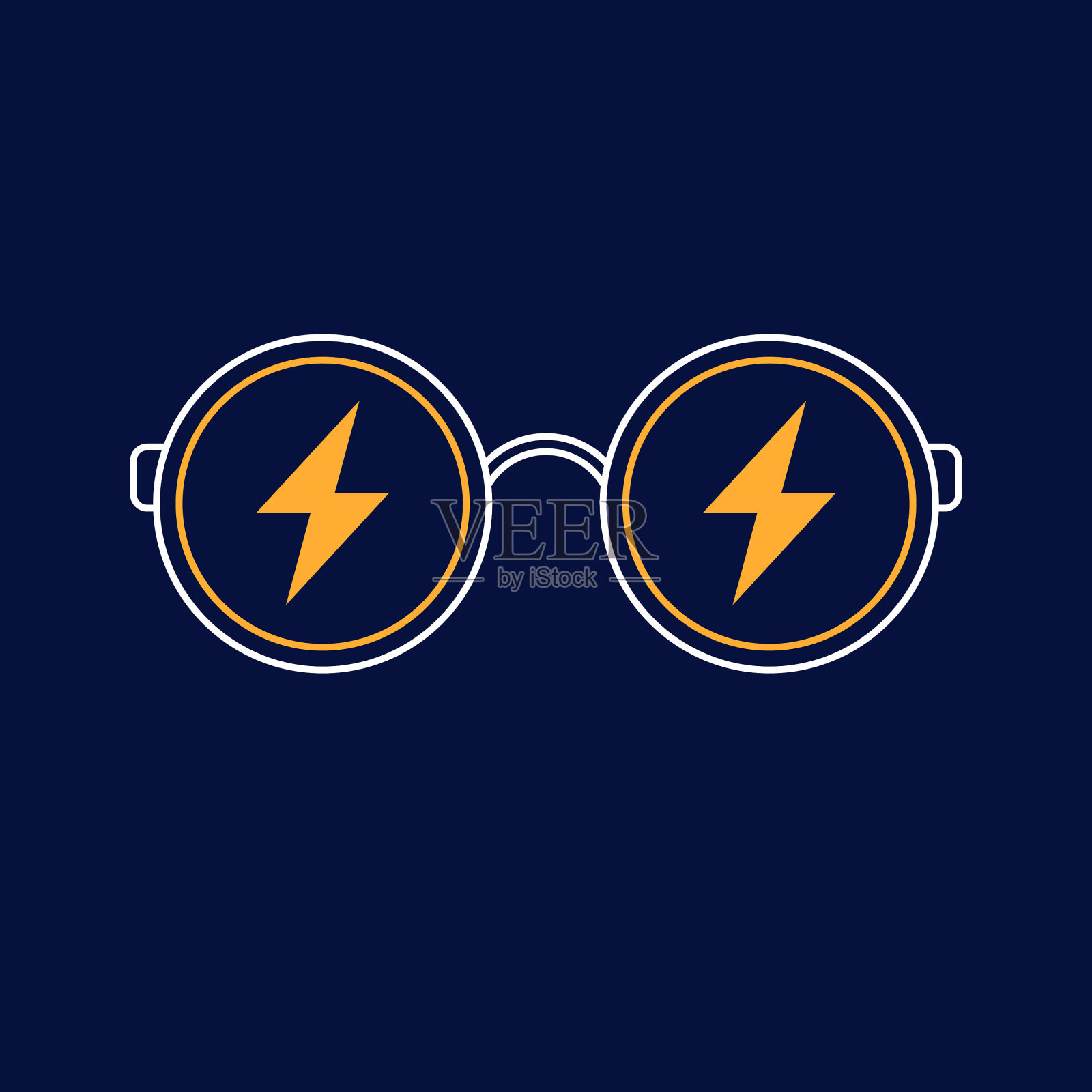 图像的太阳眼镜孤立的物体在插画图片素材