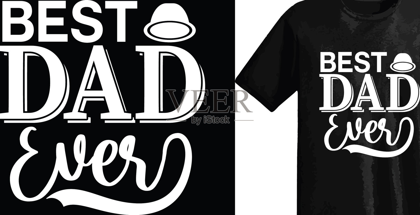 父亲节t恤设计插画图片素材